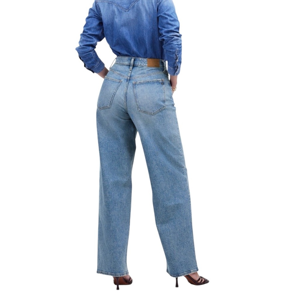 Madewell The Curvy Perfect Vintage Wide-Leg Jean in Enmore Wash - Picture 5 of 11